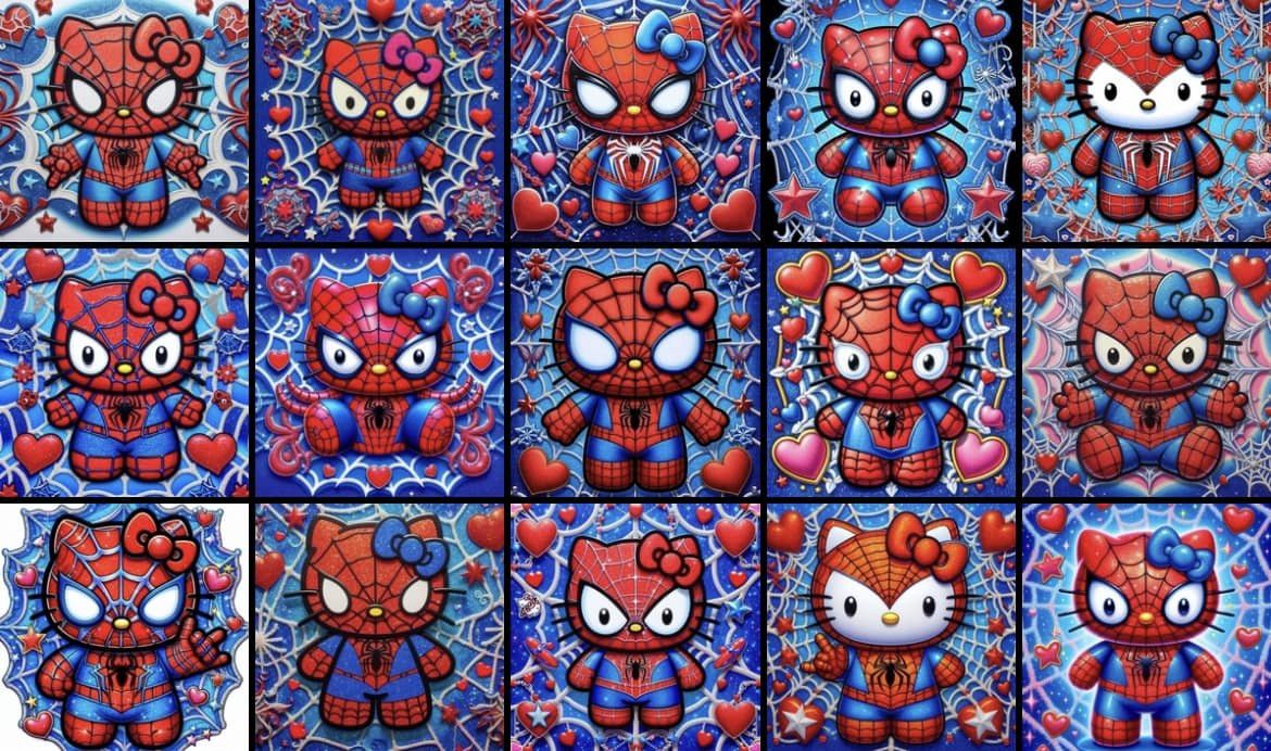 Spider Kat - 17  PNGs - High Quality - 300 DPI